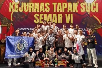 UMS raih juara tiga di Kejuaraan Nasional Tapak Suci SEMAR VI 2025