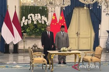 ANTARA kerja sama dengan CMG dan Xinhua disaksikan Prabowo-Li Qiang