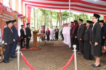 Pemkot selenggarakan pelantikan pejabat di Taman Kyai Langgeng