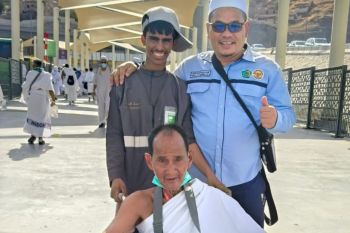 Sehari setelah tiba di Madinah, seorang jamaah calon haji Meranti sempat dirawat 14 hari