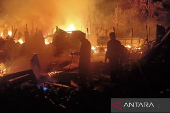 Kebakaran kios di Desa Tumbang Manggu masih dalam penyelidikan