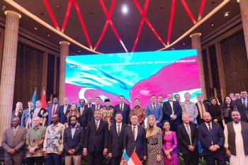 Kedubes Azerbaijan merayakan Hari Nasional ke-107