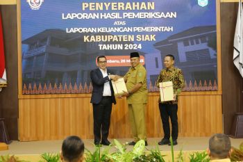 Pemkab Siak raih opini WTP ke-14 kali tapi tunda bayar Rp285 miliar