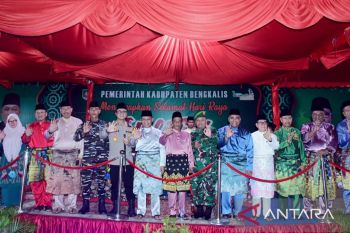 Wabup Bengkalis Bagus Santoso Resmi Lepas Pawai Takbir Idul Fitri 1446 H