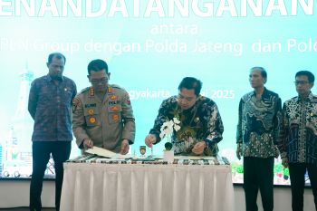 PLN - Polda Jateng DIY tanda tangani pengamanan objek vital