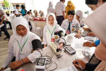 Program Cek Kesehatan Gratis Kabupaten Kediri sasar pelajar