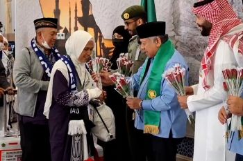 Pasutri jamaah haji terpisah karena syarikah kini bisa bersama lagi