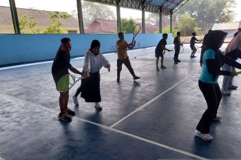 Tennis session for Beginner di Lampung Selatan untuk gairahkan olahraga tenis