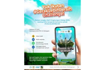 Warga Jakarta diajak kurangi polusi udara&nbsp;