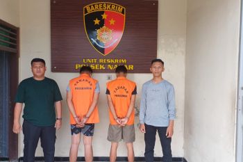 Polisi tangkap dua pelaku begal motor milik bocah di Natar