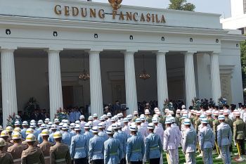 Prabowo pimpin Upacara Hari Lahir Pancasila di Gedung Pancasila