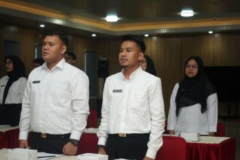 Sebanyak 14 CPNS Kanwil Kemenkum Sumsel ikuti orientasi secara serentak