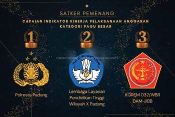 LLDIKTI Wilayah X Raih Peringkat Terbaik 2 dan 3 Ajang KKPN Padang Award