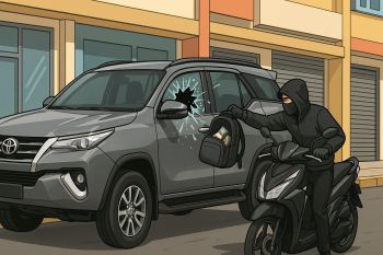 Uang Rp380 juta milik pengepul sawit di Aceh Utara dicuri, kaca mobil dipecahkan