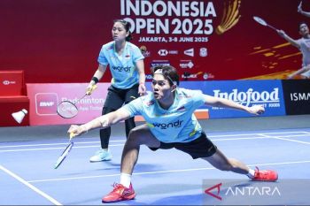 Adnan/Indah kalahkan unggulan pertama di Indonesia Open 2025