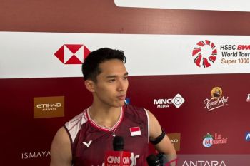 Jonatan Christie kandas di babak 16 besar Indonesia Open 2025