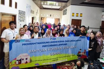 Korban gempa Bengkulu dapatkan bantuan kebutuhan dasar dari PNM