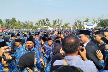 Bupati Muba HM Toha lantik 2.838 PPPK dan151 CPNS