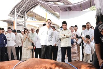 Bapekis dan Karyawan BRI salurkan 961 hewan kurban