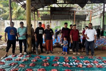 Gampong Luengbata Banda Aceh Potong 40 ekor hewan kurban