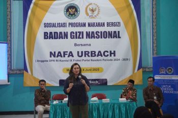 Nafa Urbach: MBG dukung ciptakan generasi emas