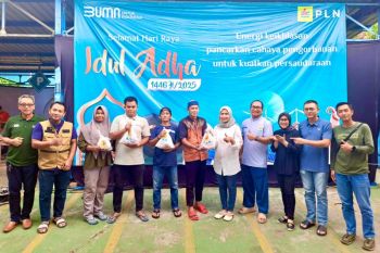 PLN Babel bagikan 1.000 lebih paket daging qurban dalam momen Idul Adha 1446 H