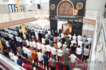 Polda Jambi menggelar Sholat Idul Adha 1446 H