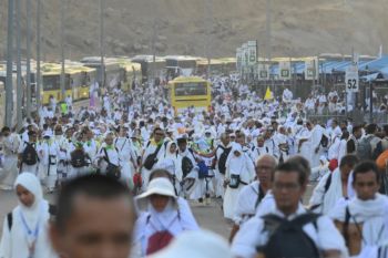 Catat, jamaah haji dilarang jalan kaki dari Muzdalifah ke Mina