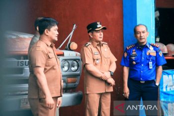 Sidak Posko Damkar, Bupati Welly Suhery minta pemadaman kebakaran dilakukan 'Gercep'