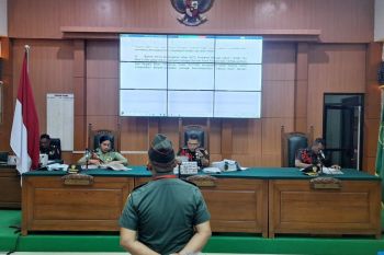 Pengadilan Militer Palembang gelar sidang oknum TNI tembak polisi