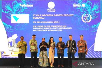 PT Vale IGP Morowali raih penghargaan Top CSR Awards 2025 kategori sangat baik