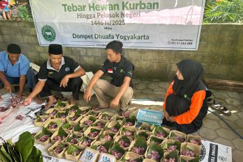 Program Tebar Hewan Kurban Dompet Dhuafa Yogyakarta jangkau 15.600 penerima manfaat