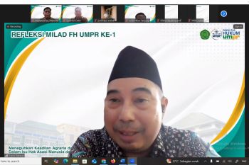 Fakultas Hukum laksanakan kuliah umum refleksikan milad pertama