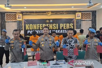 Polisi proses belasan tersangka tawuran antarkelompok di Makassar