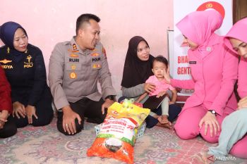 Polres Banyuasin kunjungi rumah warga jalankan program pencegahan stunting