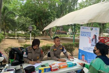 Polda-Sulteng periksa kesehatan gratis bagi 1.000 pengemudi ojol