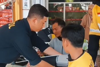 SiDokkes Polres Tarakan Gelar Pemeriksaan Kesehatan Gratis untuk Pengemudi Ojek Online