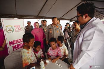 Polda Kepri gelar bakti kesehatan gratis, sasar 2.100 warga