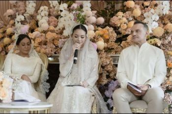 Al Ghazali dan Alyssa Daguise Resmi Menikah dalam Akad Nikah Tertutup di Jakarta