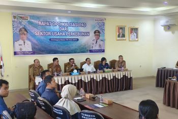Disbun tindaklanjuti instruksi Gubernur Kalteng, pastikan keakuratan data optimalkan PAD