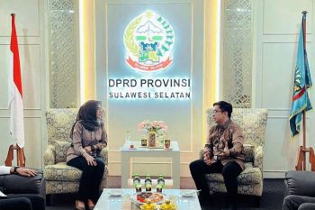 Kepala KPPU Makassar dan Ketua DPRD Sulsel bahas persaingan usaha sehat