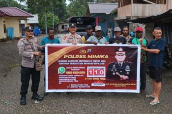 Polres Mimika minta masyarakat manfaatkan pelayanan call center 110