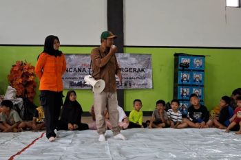 IJTI Korda Purwasuka gelar trauma healing anak-anak korban tanah bergerak