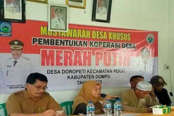 Progres pembentukan Kopdes Merah Putih di Dompu tertinggi di NTB