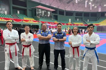 Tim Karateka Polda Kaltara Raih  Perunggu di Piala Kapolri 2025