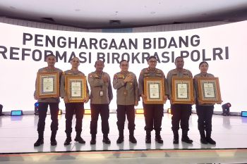Lima Polres di Lampung raih penghargaan Kapolri kategori layanan prima