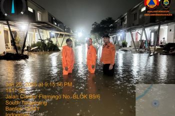 Permukiman warga di Tangsel terendam banjir hingga 1,8 meter