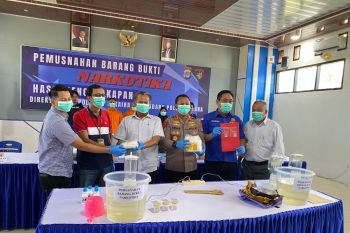 Ditpolairud Polda Kaltara Musnahkan 1,5 Kg Sabu Hasil Ungkap Kasus Narkotika di Tarakan