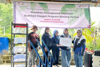Lirik Pemanfaatan Sampah Organik, PT Pertamina EP Sangatta Gelar Pelatihan Budidaya Maggot