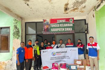 Pertamina salurkan sejumlah bantuan untuk korban erupsi gunung Lewotobi